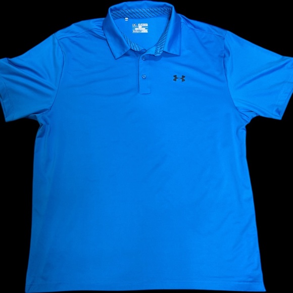 Under Armour Other - Under Armour Blue Performance Polo Shirt- Loose Heat Gear XXL